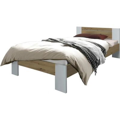 HTI-Living - Futonbett 140 x 200 Weiss/Artisaneiche - 140 x 200 cm - Weiss/Artisaneiche - Futonbett HTI-Living - Futonbett 140 x 200 Weiss/Artisaneiche - 140 x 200 cm - Weiss/Artisaneiche - Futonbett