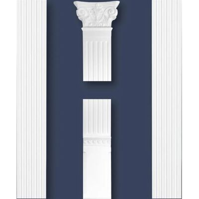 MARBET DESIGN - PL-01 - Blanc - 300 cm - Decorative Pillar - Publicité MARBET DESIGN - PL-01 - Blanc - 300 cm - Decorative Pillar - Publicité