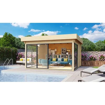 Fjordholz Gartenhaus Alu Concept 44 H - Gartenhaus Fjordholz Gartenhaus Alu Concept 44 H - Gartenhaus