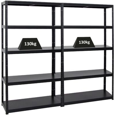 PROREGAL - Mega Deal - Étagère robuste - 180x100x40 cm - Publicité PROREGAL - Mega Deal - Étagère robuste - 180x100x40 cm - Publicité
