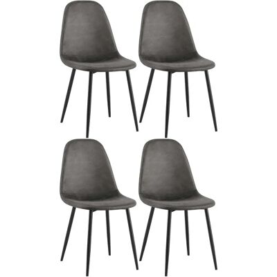 CLP Napier Schwarze Esszimmerstühle Set von 4 CLP Napier Schwarze Esszimmerstühle Set von 4