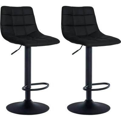 CLP Jerry Schwarze Verstellbare Barhocker - Bar Stools CLP Jerry Schwarze Verstellbare Barhocker - Bar Stools