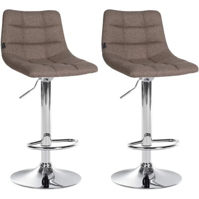 CLP Jerry Juego de 2 Taburetes Ajustables - Diseño Moderno CLP Jerry Juego de 2 Taburetes Ajustables - Diseño Moderno