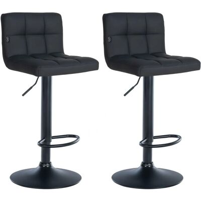 Set di 2 sgabelli Feni Neri - Sgabelli da bar Set di 2 sgabelli Feni Neri - Sgabelli da bar