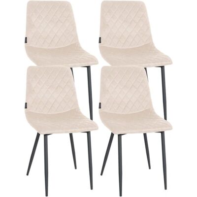 CLP Telde Samt Esszimmerstühle - 4er Set CLP Telde Samt Esszimmerstühle - 4er Set