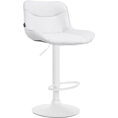 Clp Vonore Verstellbarer Barhocker - Kunstleder - Modernes Design Clp Vonore Verstellbarer Barhocker - Kunstleder - Modernes Design