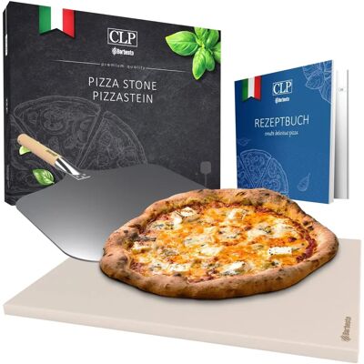 Ensemble Pierre à Pizza CLP - Cordierite Blanc 30x38x1.5 cm - Publicité Ensemble Pierre à Pizza CLP - Cordierite Blanc 30x38x1.5 cm - Publicité