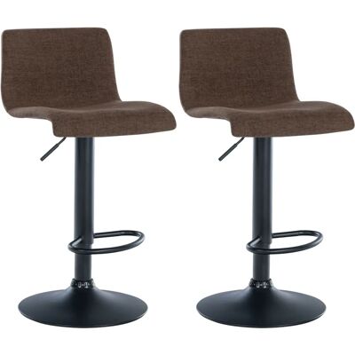 CLP Branford Braune Tresenhocker - Verstellbar 360° Dreh Modernes Mobiliar CLP Branford Braune Tresenhocker - Verstellbar 360° Dreh Modernes Mobiliar
