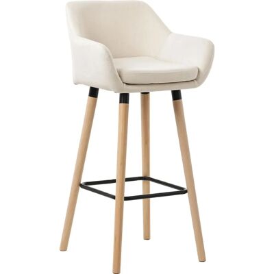 CLP Grant Barhocker - Gepolstert in Beige - Moderner Stil CLP Grant Barhocker - Gepolstert in Beige - Moderner Stil