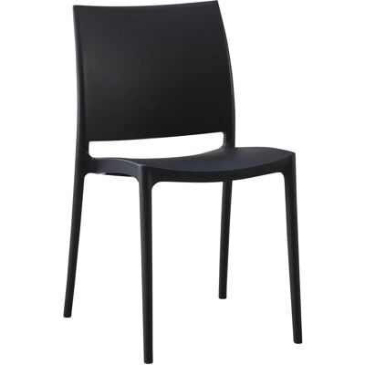 Sedia da giardino impilabile CLP Meton - Sedia Sedia da giardino impilabile CLP Meton - Sedia