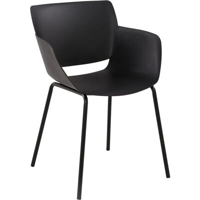 Silla Alpena Negra de CLP - Muebles de Jardín Silla Alpena Negra de CLP - Muebles de Jardín