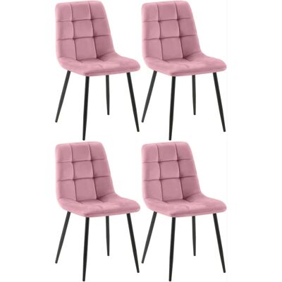 Sillas de comedor Antibes de terciopelo CLP - Modernas & Estables Sillas de comedor Antibes de terciopelo CLP - Modernas & Estables