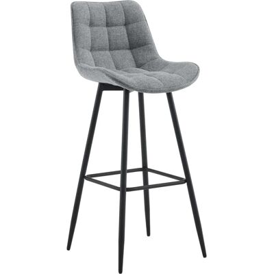 CLP Dartford Grau Stoff Barhocker - Bar Stool CLP Dartford Grau Stoff Barhocker - Bar Stool