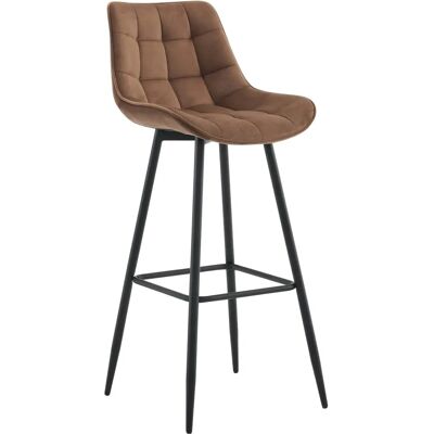 CLP Dartford Brauner Samtbarhocker CLP Dartford Brauner Samtbarhocker