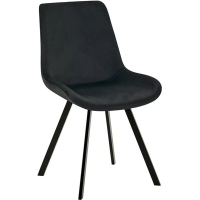 Sconto Silla de comedor Corvin Negra - Silla Sconto Silla de comedor Corvin Negra - Silla