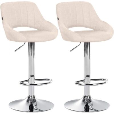 CLP Milet Barhocker Set - Verstellbar, Drehbar, Gepolstert CLP Milet Barhocker Set - Verstellbar, Drehbar, Gepolstert