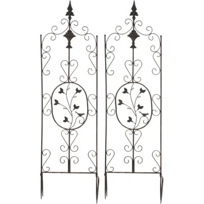 Soportes metálicos Burgus CLP - Estilo rústico moderno para trepadoras Soportes metálicos Burgus CLP - Estilo rústico moderno para trepadoras