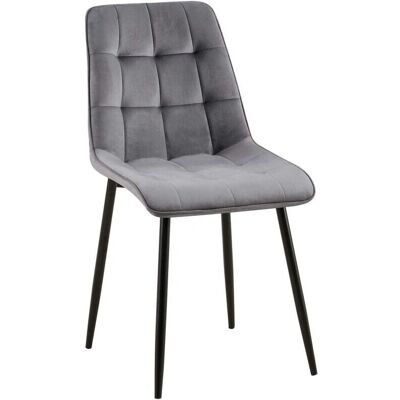 Silla de comedor Gifford de terciopelo - Apoyo moderno 120kg Silla de comedor Gifford de terciopelo - Apoyo moderno 120kg