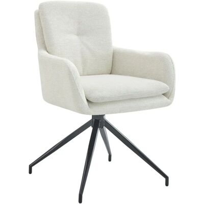 CLP Pickett Creme Esszimmerstuhl - Ergonomisch, Drehbar, Modern CLP Pickett Creme Esszimmerstuhl - Ergonomisch, Drehbar, Modern
