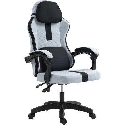 CLP Miltona Bürostuhl - Ergonomisch Verstellbar Grau/Schwarz - Bürostuhl CLP Miltona Bürostuhl - Ergonomisch Verstellbar Grau/Schwarz - Bürostuhl