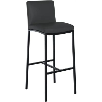 Tabouret de bar Freeport gris foncé en simil cuir - Tabouret de bar - Publicité Tabouret de bar Freeport gris foncé en simil cuir - Tabouret de bar - Publicité