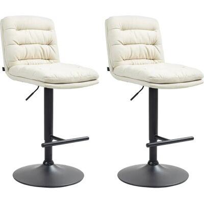 Conjunto de 2 taburetes de bar Damar CLP - Ajustable, Giratorio, Resistente Conjunto de 2 taburetes de bar Damar CLP - Ajustable, Giratorio, Resistente