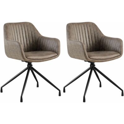 CLP Graue Samt Esstischstühle Set von 2 CLP Graue Samt Esstischstühle Set von 2