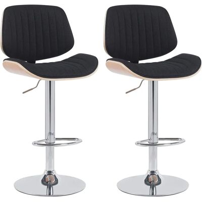 CLP Clawson Natur/schwarz Barhocker - Barhocker CLP Clawson Natur/schwarz Barhocker - Barhocker