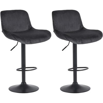 CLP Solon Schwarzer Barhocker - Modernes Design & Bequemer Sitz CLP Solon Schwarzer Barhocker - Modernes Design & Bequemer Sitz