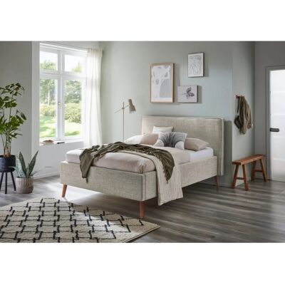 Meise Möbel Riva Bett - Stauraum, Holzfüße, Lattenrost Meise Möbel Riva Bett - Stauraum, Holzfüße, Lattenrost