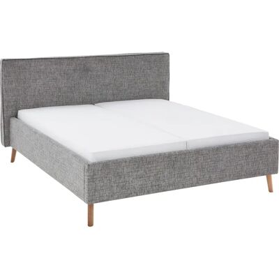 MEISE.MÖBEL Riva Bett - 160x200cm, Grau, Stauraum, Federholzrahmen MEISE.MÖBEL Riva Bett - 160x200cm, Grau, Stauraum, Federholzrahmen