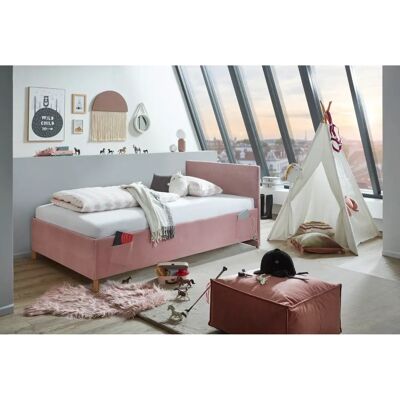 Meise Möbel COOL Kinderbett - 140x200cm, Rosa, mit Stauraum Meise Möbel COOL Kinderbett - 140x200cm, Rosa, mit Stauraum