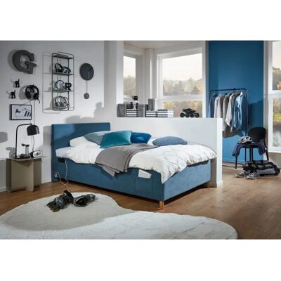 Meise Möbel COOL Kinderbett - Blau, 140x200cm, mit Stauraum & USB Meise Möbel COOL Kinderbett - Blau, 140x200cm, mit Stauraum & USB