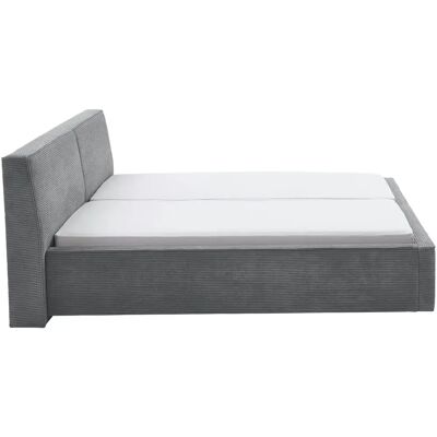 Meise Möbel Magnum Grauer Cordstoff Polsterbett - Bett Meise Möbel Magnum Grauer Cordstoff Polsterbett - Bett