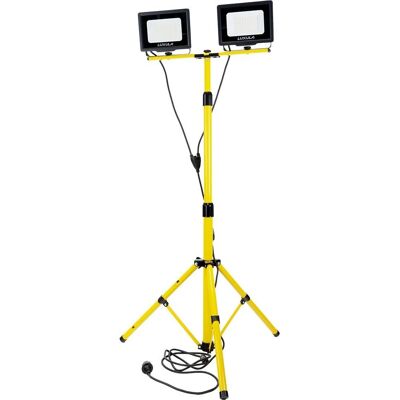 LUXULA LX-400170 - LED-Baustrahler - 2x 30W - 4000K - 6000lm - IP65 LUXULA LX-400170 - LED-Baustrahler - 2x 30W - 4000K - 6000lm - IP65
