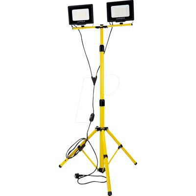 LUXULA LX-400171 - Bau-LED-Flutlicht - 2x 50 W, 4000 K, IP65 LUXULA LX-400171 - Bau-LED-Flutlicht - 2x 50 W, 4000 K, IP65