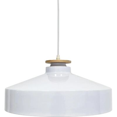 Enovalite E27 Pendelleuchte - Rund, 40cm, Weiß Enovalite E27 Pendelleuchte - Rund, 40cm, Weiß