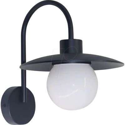 LUXULA LX-700202 - Wandleuchte - Schwarz - E27 - IP54 LUXULA LX-700202 - Wandleuchte - Schwarz - E27 - IP54