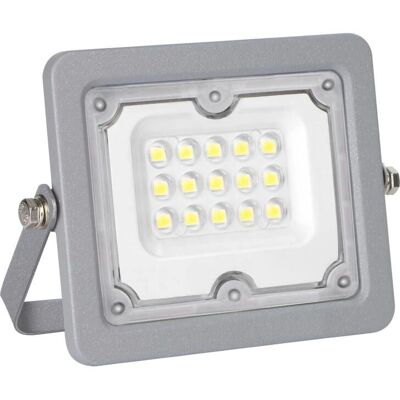 LUXULA LX400230 LED-Flutlicht - 10 W, 900 lm, 4000 K, grau, IP65 LUXULA LX400230 LED-Flutlicht - 10 W, 900 lm, 4000 K, grau, IP65