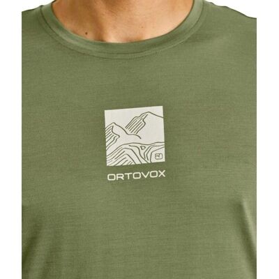 Ortovox 120COOL Olive Men Functional Shirt - Mountain Wear Ortovox 120COOL Olive Men Functional Shirt - Mountain Wear