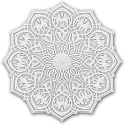 Profhome Decor - Medaillon Profhome 156502 Marokkanischer Stil Weiß Ø - Dekor Profhome Decor - Medaillon Profhome 156502 Marokkanischer Stil Weiß Ø - Dekor