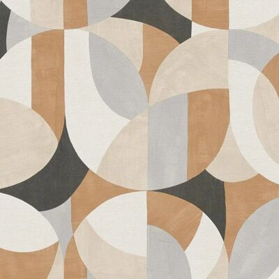 Profhome 399321 Beige Structured Retro Wallpaper - Wallpaper Profhome 399321 Beige Structured Retro Wallpaper - Wallpaper