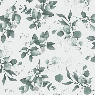 Profhome Modell 397682-GU Weiße Grün Silber Metallic Tapete - Tapete Profhome Modell 397682-GU Weiße Grün Silber Metallic Tapete - Tapete