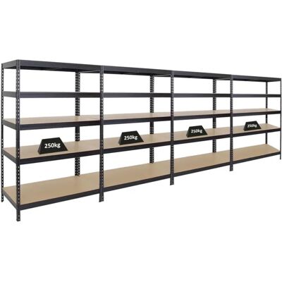 PROREGAL - RIVET - 180x120x60cm - Schwerlastregal PROREGAL - RIVET - 180x120x60cm - Schwerlastregal