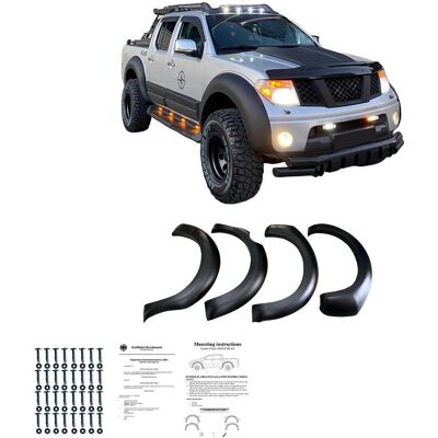 ONEWAY - Navara D40 Facelift 2010-2014 - Frontale - 4 pezzi - Parafango ONEWAY - Navara D40 Facelift 2010-2014 - Frontale - 4 pezzi - Parafango