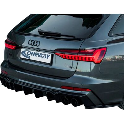 Oneway Rear Side Diffusers for Audi A6 S-Line/S6 C8 Oneway Rear Side Diffusers for Audi A6 S-Line/S6 C8