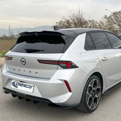Oneway spoiler dachowy do Opel Astra L 2021 - Czarny Oneway spoiler dachowy do Opel Astra L 2021 - Czarny
