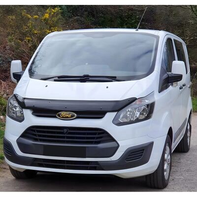Oneway Ford Transit Custom MK1 motorkapbeschermer - Impactbestendig, Glanzend Zwart Oneway Ford Transit Custom MK1 motorkapbeschermer - Impactbestendig, Glanzend Zwart
