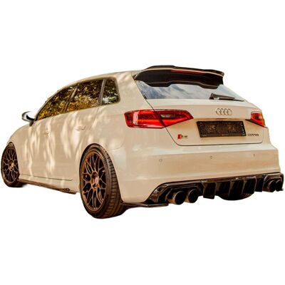 Czarny tył dyfuzor 8V 2013-2016 - Dyfuzor do Audi S3 Czarny tył dyfuzor 8V 2013-2016 - Dyfuzor do Audi S3