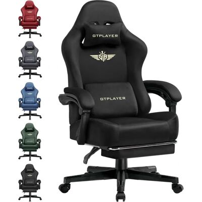 GTPLAYER Gaming Bürostuhl - Atmungsaktives Gewebe - Ergonomisches Design GTPLAYER Gaming Bürostuhl - Atmungsaktives Gewebe - Ergonomisches Design